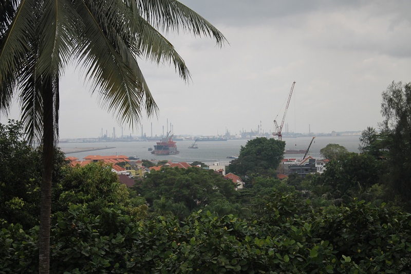 The harbour at the bay- a splendid view from the Kent Ridge Park
